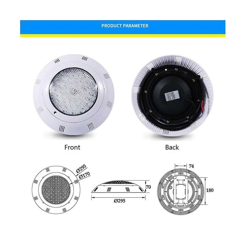 Pool Light 35w Swimming Pool Light with Remote Controller Rgb Multi Color Outdoor Led Underwater Ip