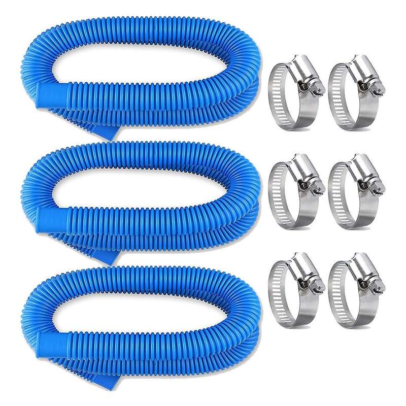 Pool Pump Replacement Hose for /,330gph 1000gph, Swimming Pool Pump Pipes with Hose Clamp