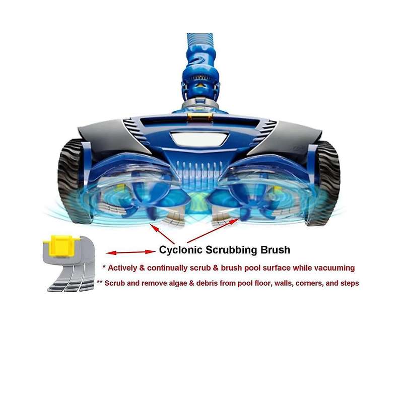 Pool Scrubbing Brushes R0714400 for Zodiac MX8 Mx6 Cyclone Scrubbing Brushes Pack of 4
