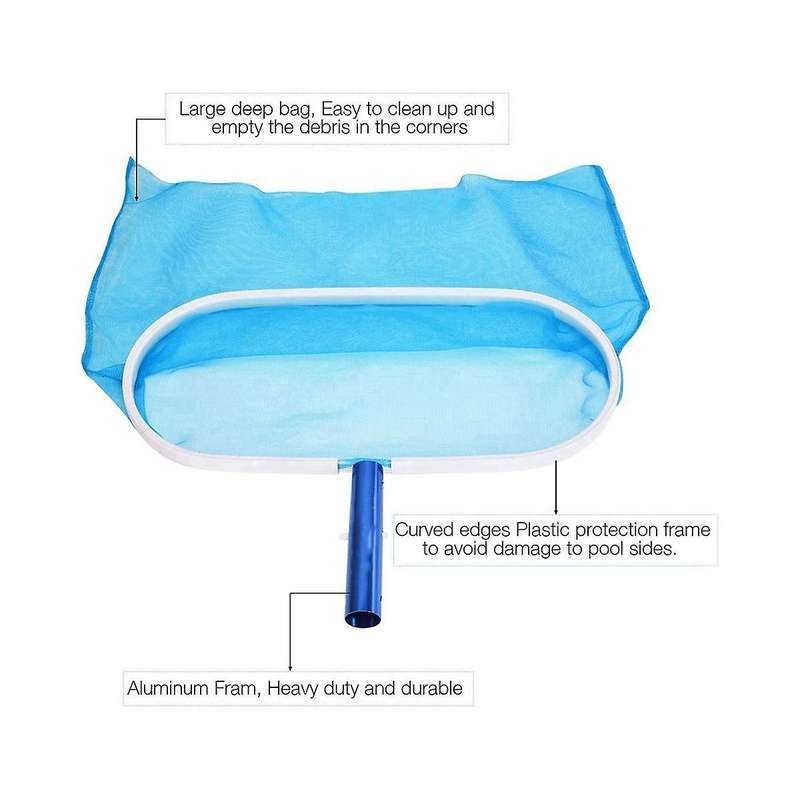 Pool Skimmer Pool Skimmer Net with Solid Plastic Frame,pool Nets for Cleaning Leaf Of Swimming Pool
