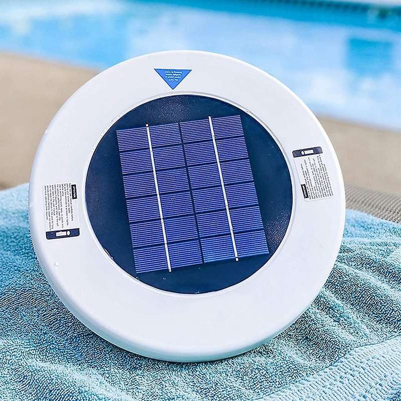 Pool Solar Ionizer Swimming Pool Cleaning Tool Water Algae Inhibition and Disinfection Water Purifie