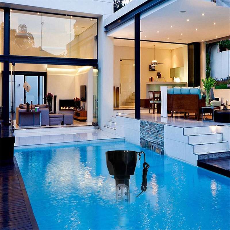 Pool Thermometer Outdoor Swimming Pool Water Thermometer Floating Pool Thermometer for Swimming Pool