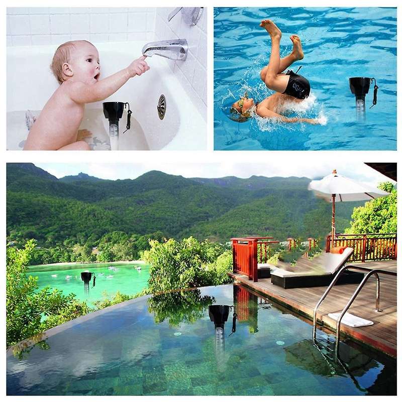 Pool Thermometer Outdoor Swimming Pool Water Thermometer Floating Pool Thermometer for Swimming Pool