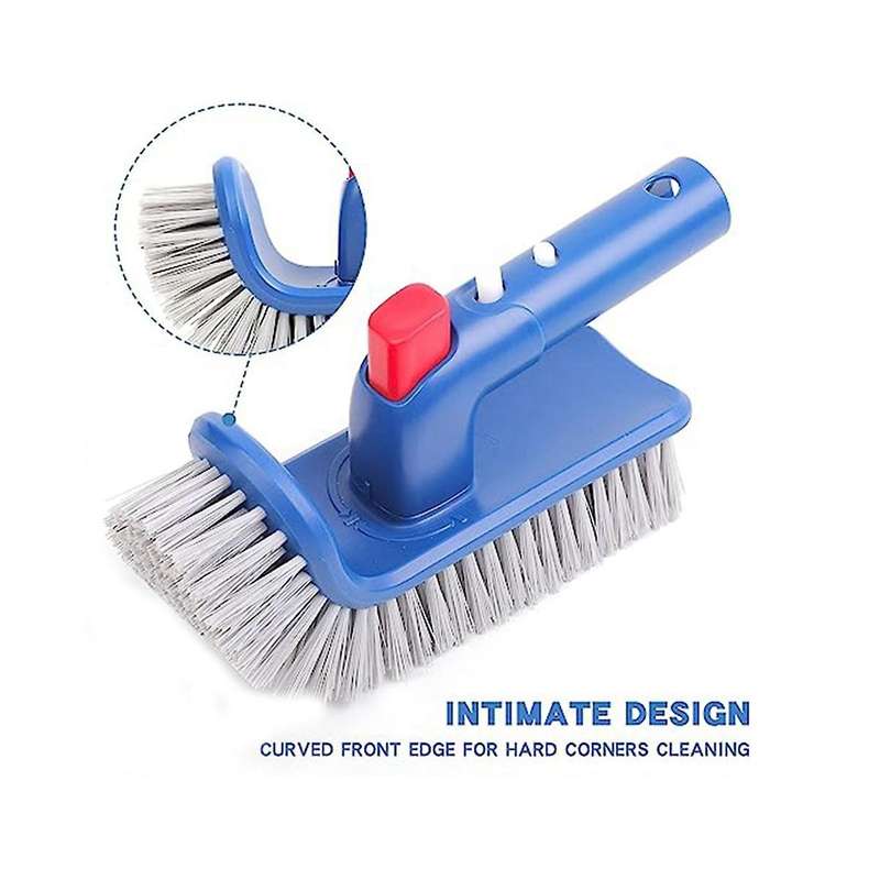 Pool Wall and Bottom Rotatable Cleaning Brush Pool Cleaning Brush for Above Ground Pools, Spas, Bat