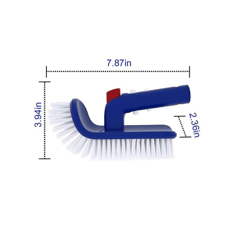 Pool Wall and Bottom Rotatable Cleaning Brush Pool Cleaning Brush for Above Ground Pools, Spas, Bat