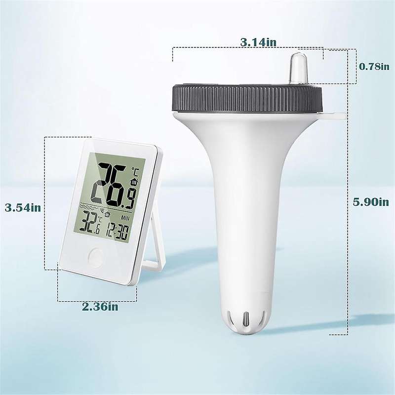 Pool Thermometer Pool and Bath Water Thermometer Wireless Floating Indoor and Outdoor Thermometer