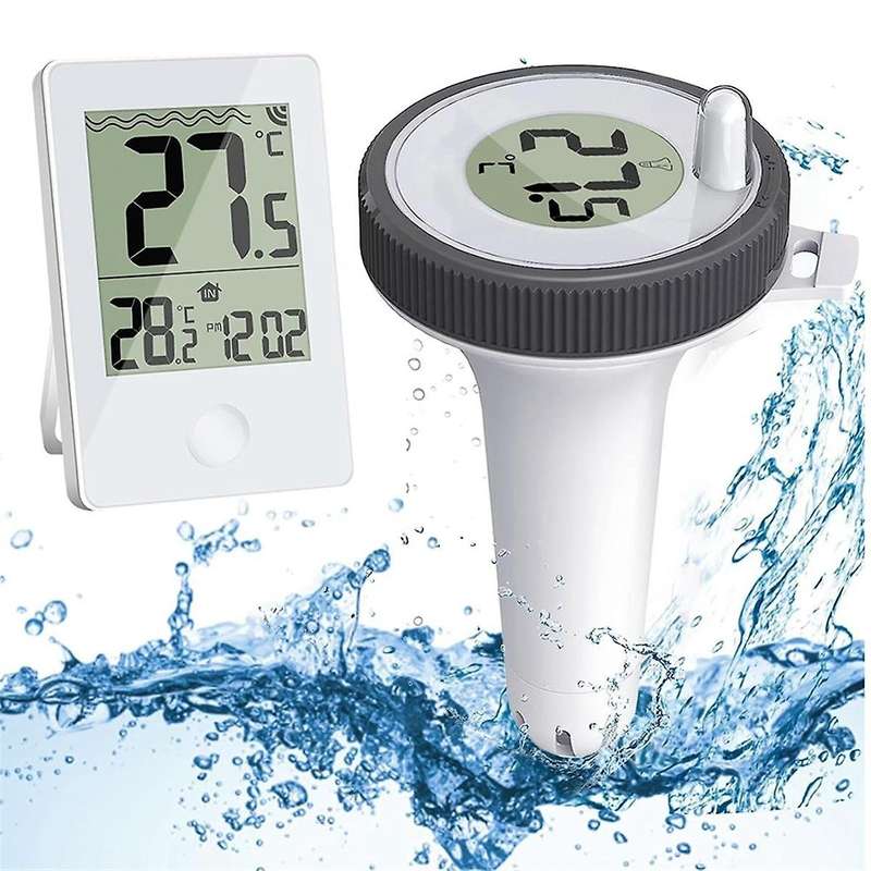 Pool Thermometer Pool and Bath Water Thermometer Wireless Floating Indoor and Outdoor Thermometer