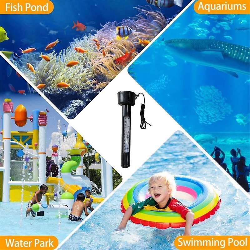 Pool Thermometer,Pool Temperature Thermometer Floating Easy Read,for Outdoor and Indoor Swimming Poo