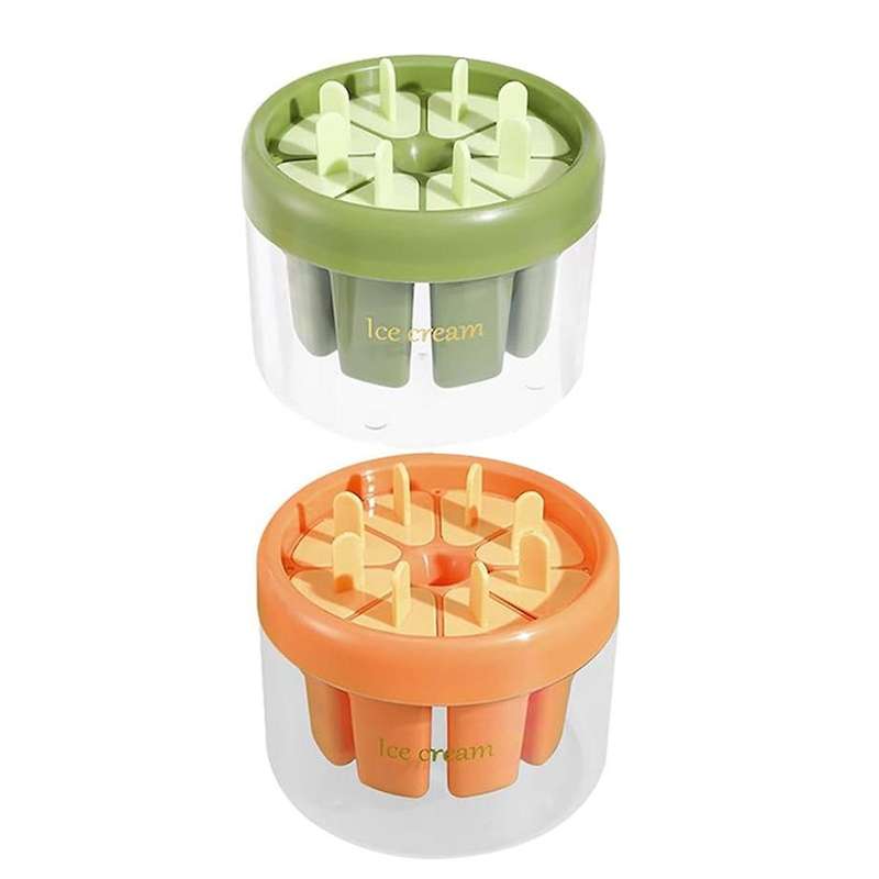 Popsicle Molds, Homemade Popsicle Molds, Ice Popsicle Molds Popsicle Molds with Sticks, Reusable Ea