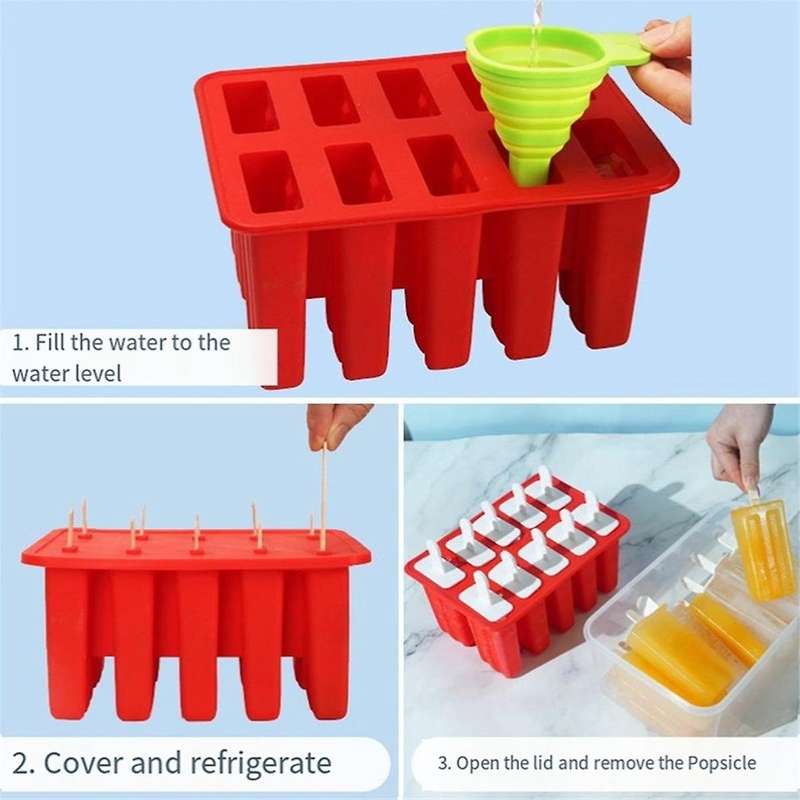 Popsicle Silicone Mold Food Grade Homemade Kitchen Silicone Popsicle Mold Freeze Ice Cream Machine