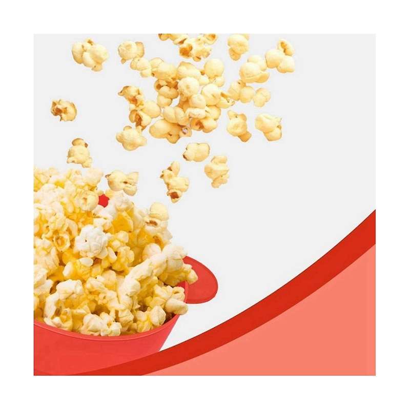 Popcorn Popper with Lids - Silicone Popcorn Maker Collapsible Popcorn Bowls Popcorn Container