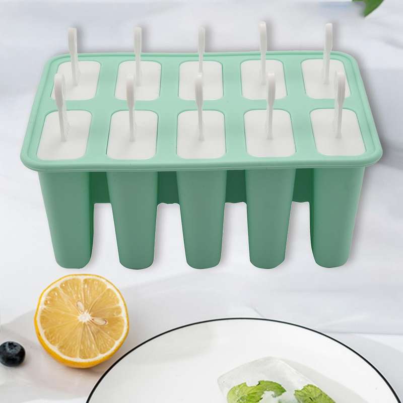 Popsicle Molds Sets,10 Sphere Silicone Ice Popsicle Maker Molds,reusable Diy Popsicle Maker for Ice