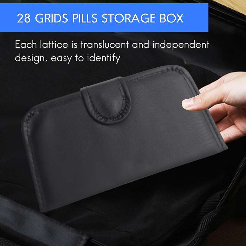 Portable 28 Grids Pills Box Holder Tablet Pill Case Medicine Storage Organizer Healthy Care Tool Rai