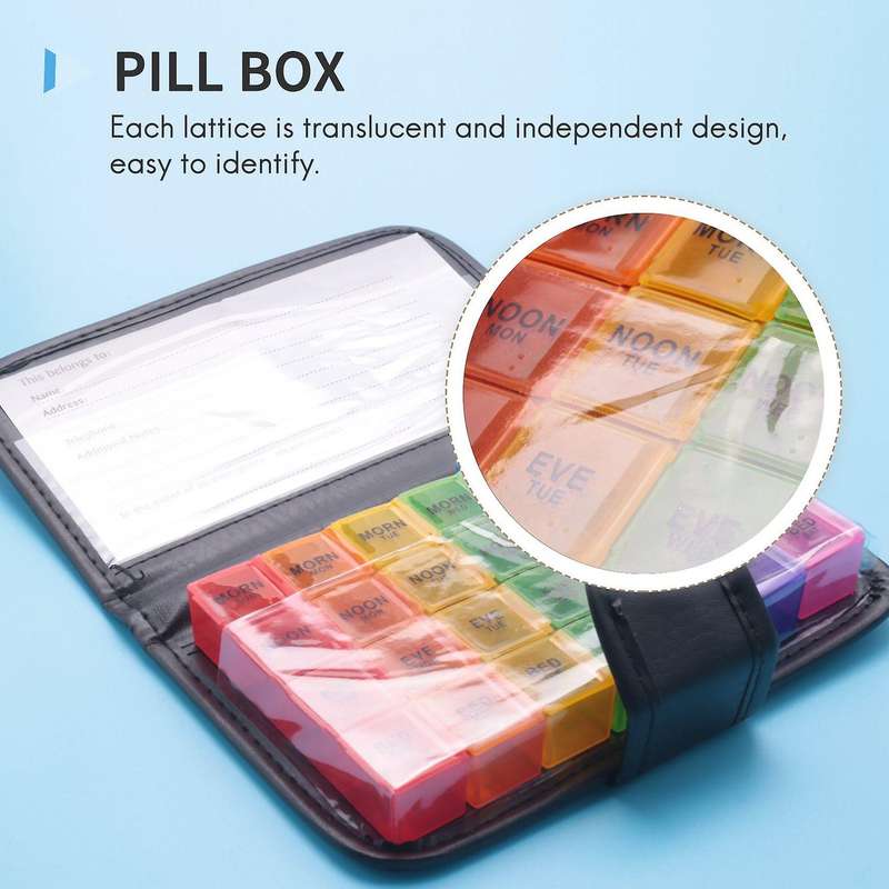 Portable 28 Grids Pills Box Holder Tablet Pill Case Medicine Storage Organizer Healthy Care Tool Rai