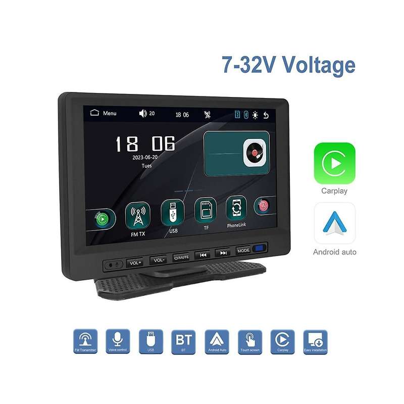 Portable 7inch Car Radio Mp5 Smart Player Wireless Carplay Android Auto Car Stereo Bluetooth Fm Airp