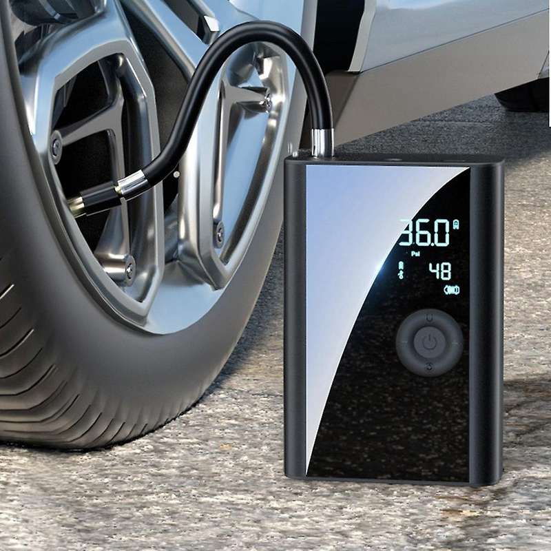 Portable Air Compressor Tire Inflator,150PSI Wireless Digital Display Air Pump with LED for Cars,Mot