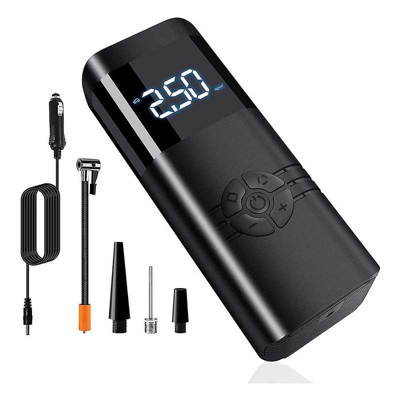 Portable Air Compressor Tire Inflator, Auto Tire Pump Car Tire Inflator with Digital Pressure Gauge,