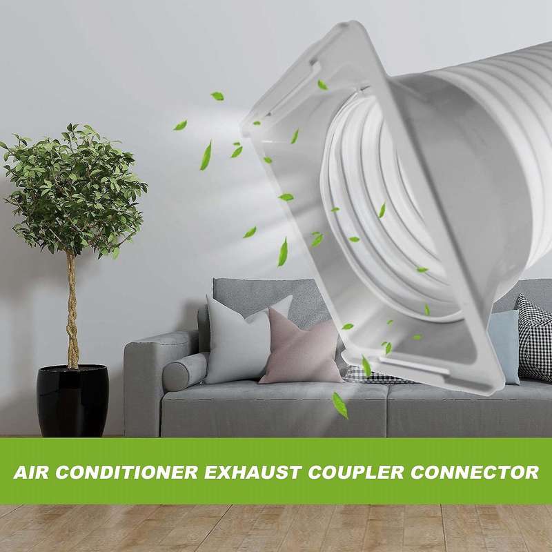 Portable Air Conditioner Exhaust Hose Coupler Adapter A/c Unit Tube Connector Parts & Accessories S