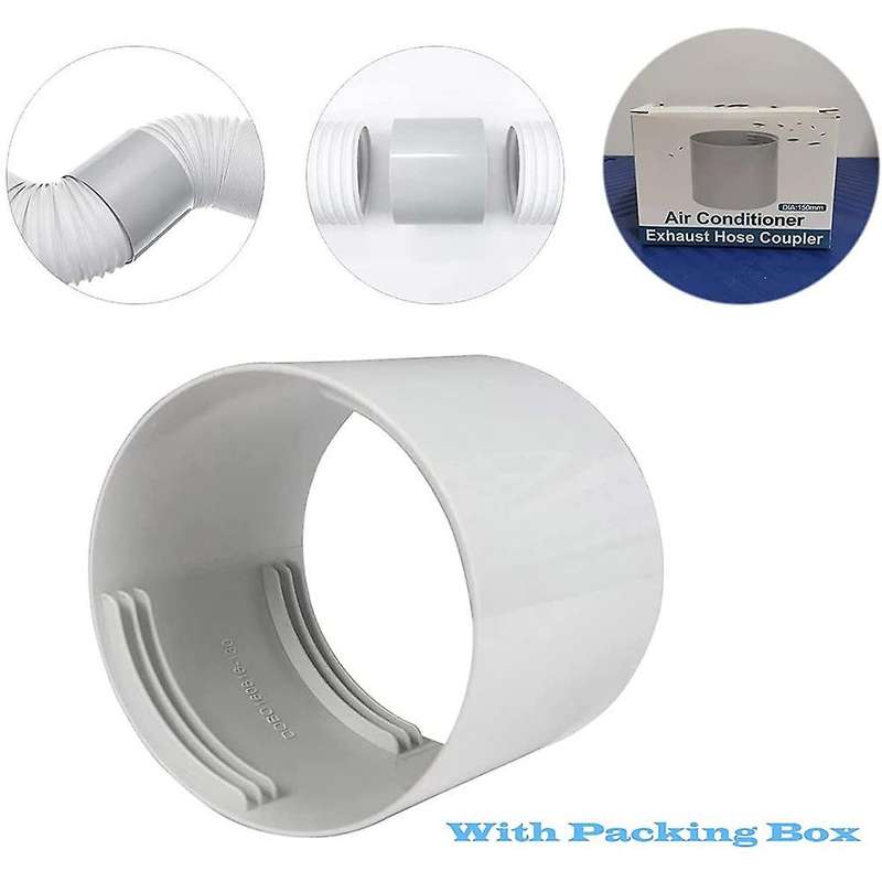 Portable Air Conditioner Exhaust Hose Pipe Connector Coupler,Air Conditioner Accessories Parts,150mm