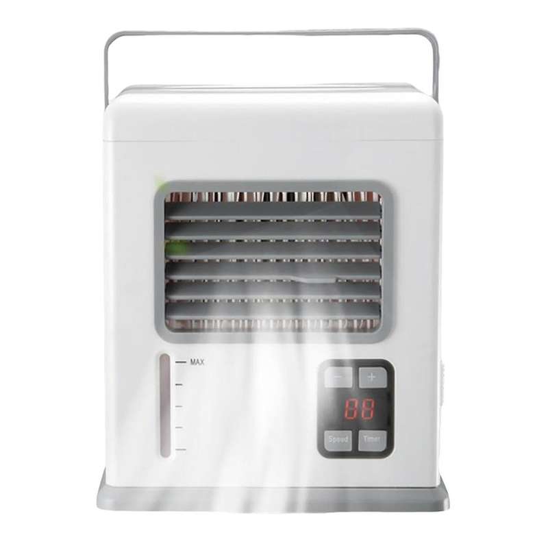 Portable Air Conditioner Fan Cooler, Low Noise Fan, Cooling and Humidification Suitable for Home Off