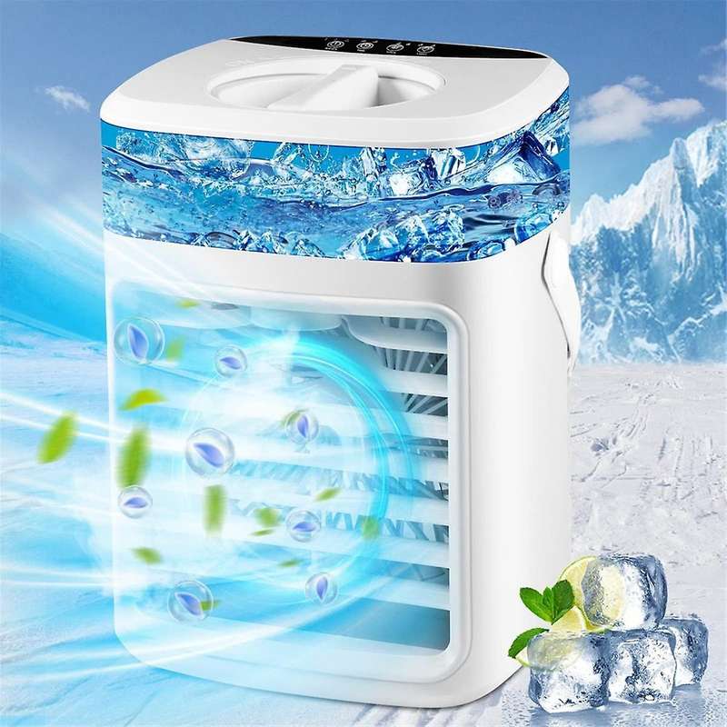 Portable Air Conditioner Fan Rechargeable Evaporative Air Cooler Mini Air Conditioner Humidifier 3Sp