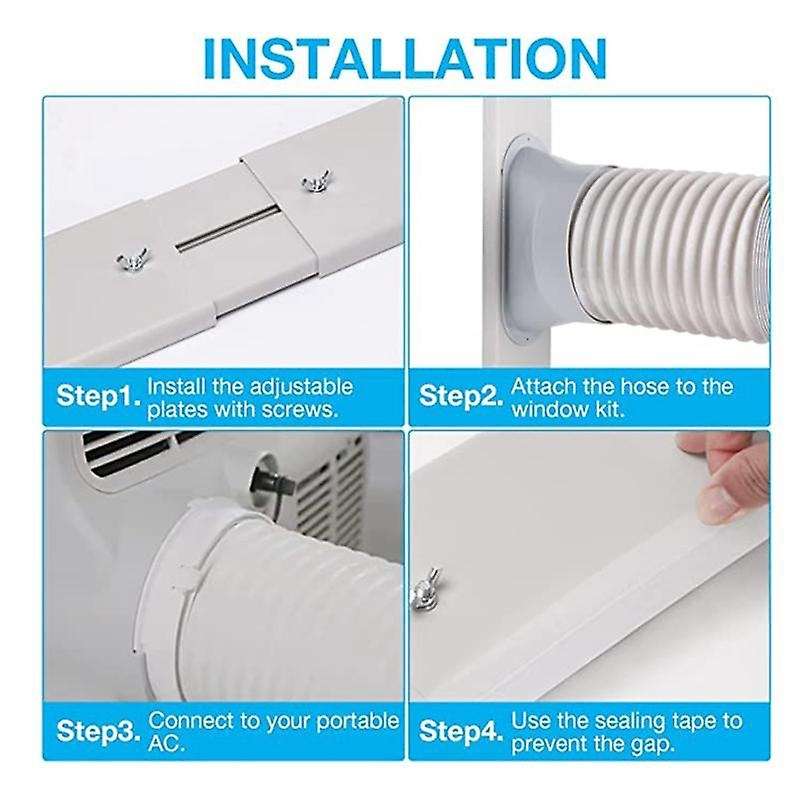 Portable Air Conditioner Windows Vent Kit Window Seal Exhaust Hose