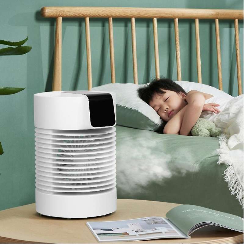 Portable Air Conditioner Fan, Mini Air Cooler 3 Speed Quiet Desk Air Cooling Fan,360 Shaking Head Fa