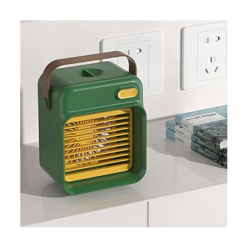 Portable Air Conditioner Personal Desktop Air Rechargeable 2400mah Quiet Table Fan Office Bedroom-e
