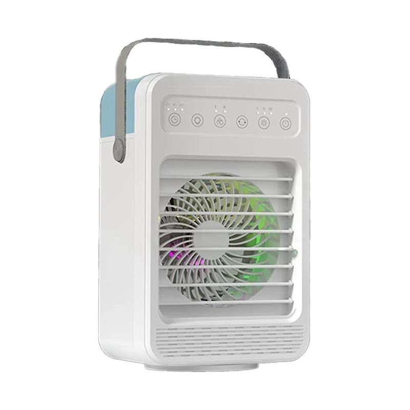 Portable Air Conditioner, 4 in 1 Evaporative Air Cooler with 600Ml Water Tank, 2/4/6H Timer 4 Speed