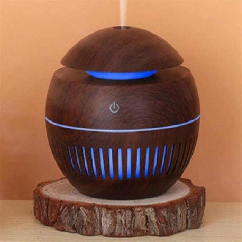 Portable Air Humidifier Usb Electric Air Diffuser Wood Ultra Air Humidifier Essential Oil Aromather