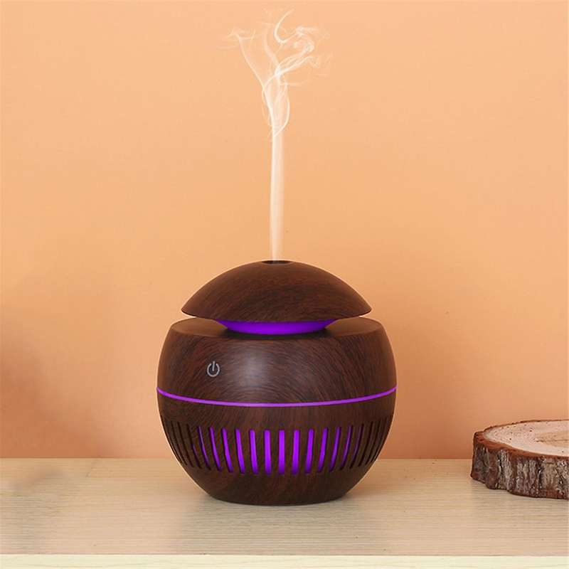 Portable Air Humidifier Usb Electric Air Diffuser Wood Ultra Air Humidifier Essential Oil Aromather