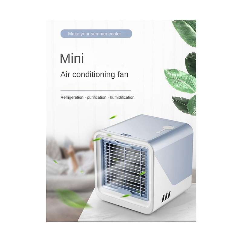 Portable Air Conditioner, Small Outdoor Fanless Air Conditioner, 7 Color Lights Mini Air Cooler For