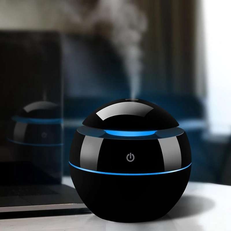 Portable Air Humidifier Ultrasonic USB Diffuser LED Night Light Electric Oil Diffuser Aromatherapy
