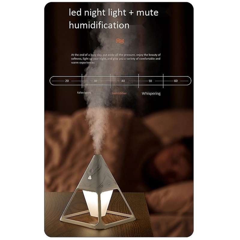 Portable Air Humidifier Night Light USB Purifier Aromatherapy Essential Oil Diffuser for Home Decor