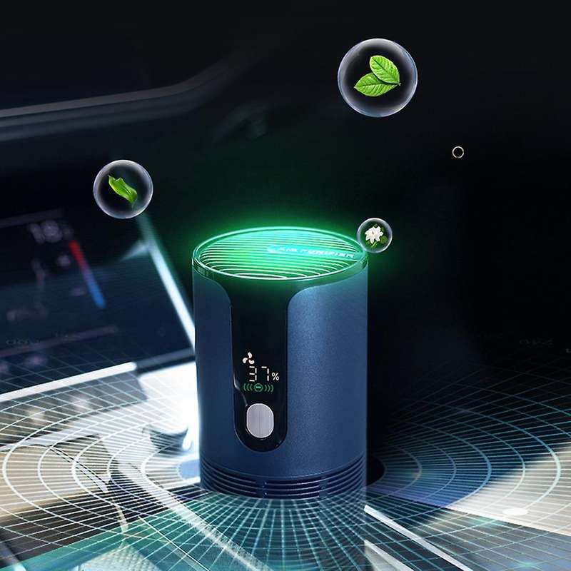 Portable Air Purifier Cleaner Negative Ion Generator Filter Smoke Dust Odor Formaldehyde Remover Ca