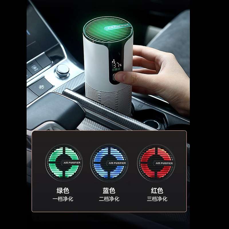 Portable Air Purifier Cleaner Negative Ion Generator Filter Smoke Dust Odor Formaldehyde Remover Ca