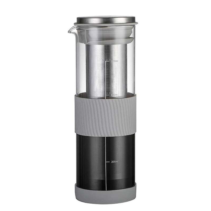 Portable Airtight Cold Brew Iced Coffee Maker Tea Infuser - 800Ml Cold Brew Coffee Kettle Brewing G