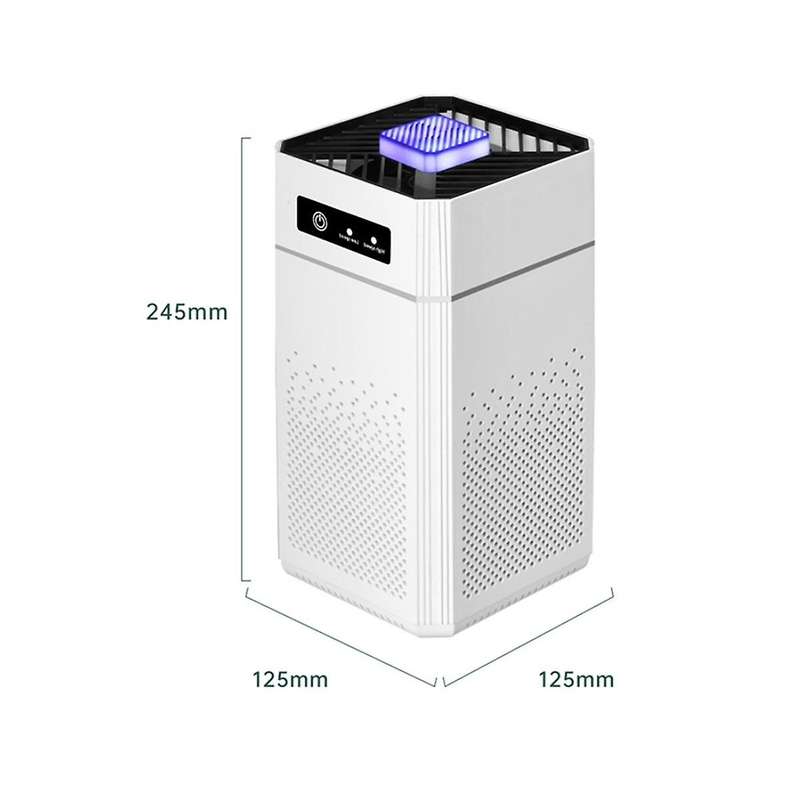 Portable Air Purifier Ionizer Negative Smoke Odor Removal Hepa Filter Car Air Freshener for Househo