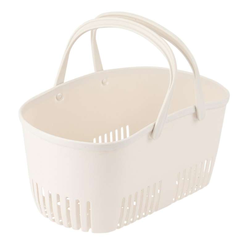 Portable Bath Basket Bathroom Bath Basket Student Bathhouse Plastic Bathing Wash Basket Toilet Stora