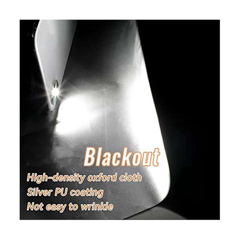 Portable Blackout Blinds,145 X 300cm Blackout Material , Temporary Blackout Curtain Easy to Stick On