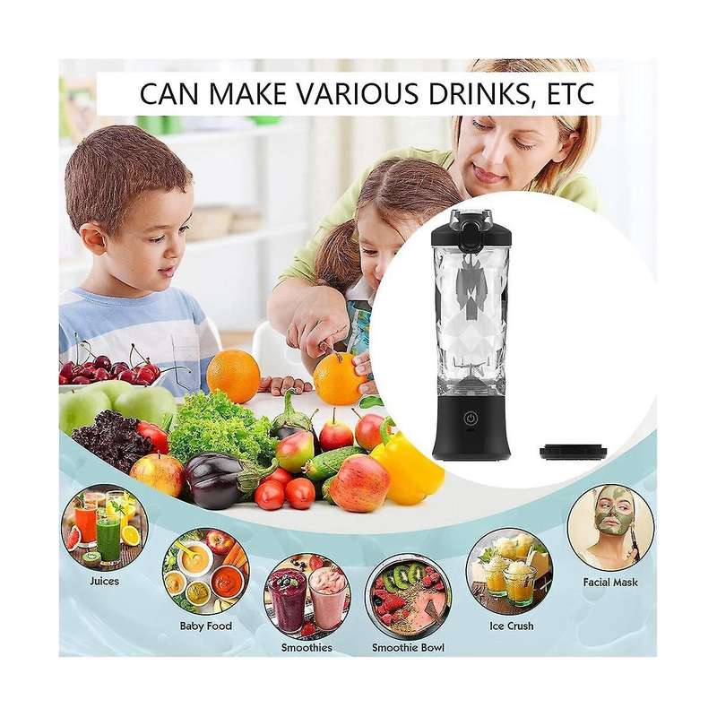 Portable Blender, for Shakes and Smoothies,personal Blender with Rechargeable Usb,fruit,smoothie Mi