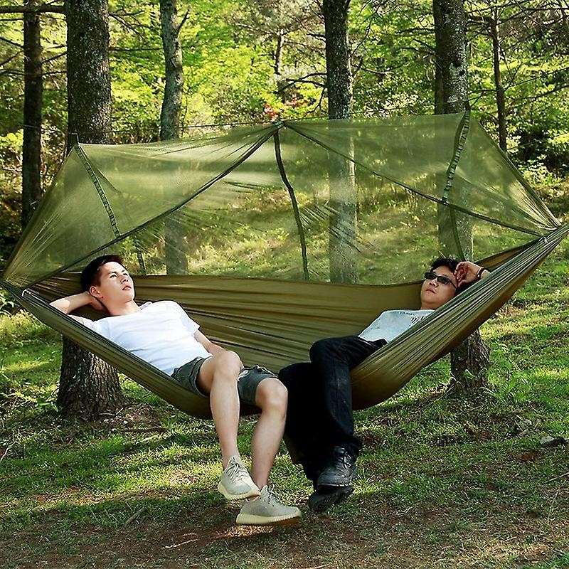 Portable Camping Hammock Mosquito Net with Umbrella Tent Shade Cloth for Outdoor Wind and Fog,Swing