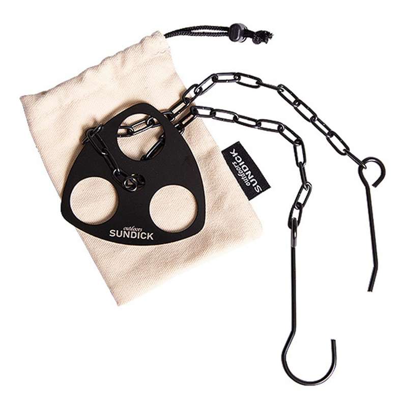 Portable Camping Outdoor Camping Portable Triangular Hanging Pot Bracket Barbecue Rack Multifunction