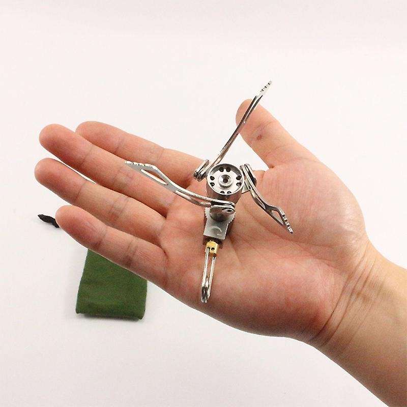 Portable Camping Stove Outdoor Gas Stove Survival Furnace Stove Pocket Picnic Cooking Gas Burner
