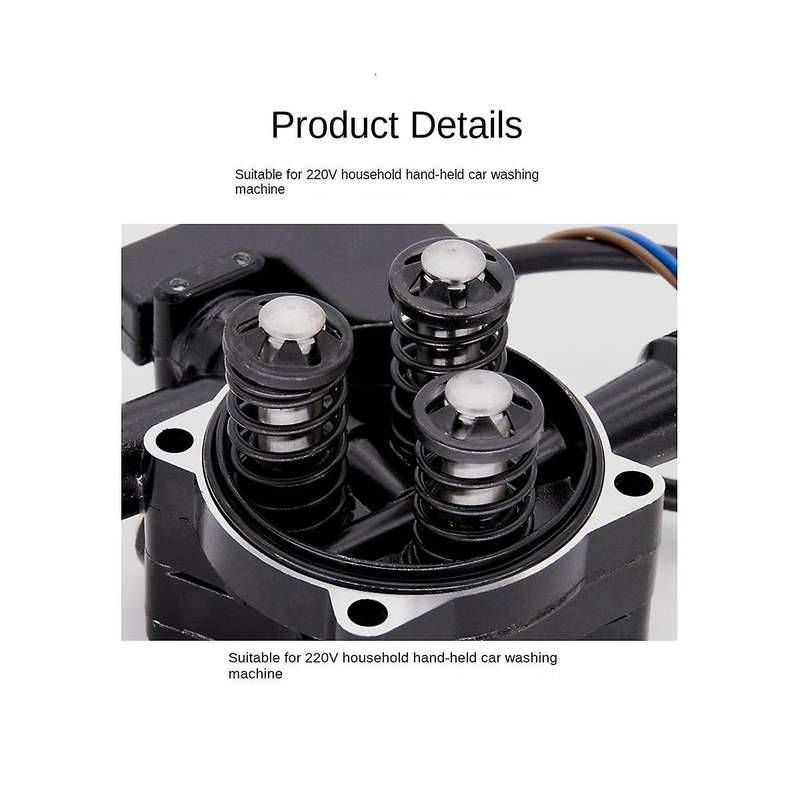 Portable Car Washing Machine Accessories Pump Head Assembly 220V High Household High Pressure Pump