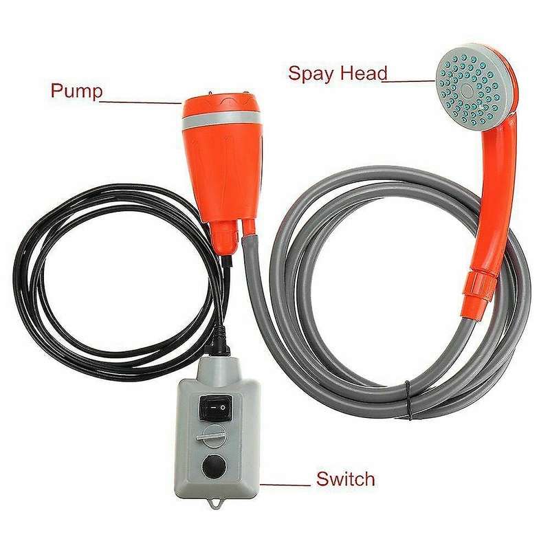 Portable Car Washer High Pressure Car Shower Washer Electric Water Pump Outdoor Travel Take Shower