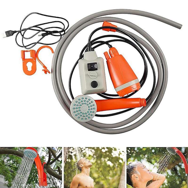 Portable Car Washer High Pressure Car Shower Washer Electric Water Pump Outdoor Travel Take Shower