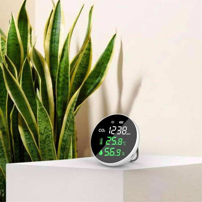 Portable Carbon Dioxide Detector Air Quality Tester CO2 Meter Thermometer Hygrometer Detector