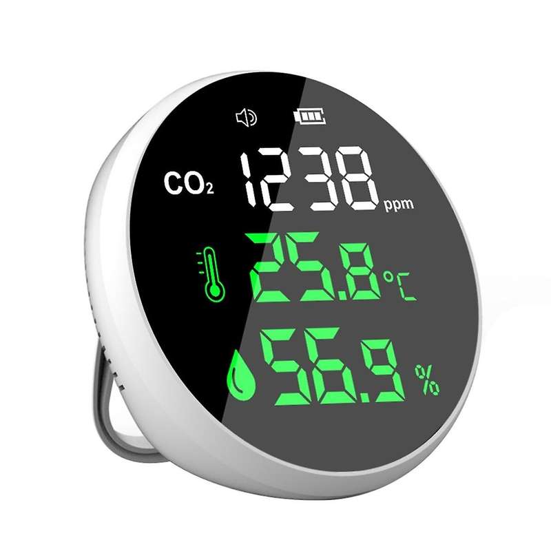 Portable Carbon Dioxide Detector Air Quality Tester CO2 Meter Thermometer Hygrometer Detector