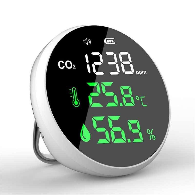 Portable Carbon Dioxide Detector Air Quality Tester CO2 Meter Thermometer Hygrometer Detector